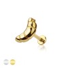 CROISSANT TOP THREADLESS (PUSH IN) 316L SURGICAL STEEL LABRET SET
